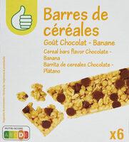 Barres de céréales Goût chocolat - Banane