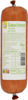 Saucisson cuit à l'ail goût fumé