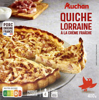 Quiche Lorraine à la crème fraîche