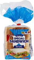 Pain de mie spécial sandwichGrandes Tranches Nature Extra moelleux