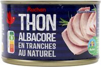 Thon Albacore en tranches au naturel