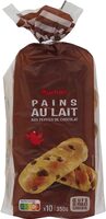 Pains au lait aux pépites de chocolat