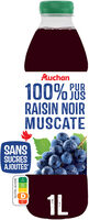 100% pur jus RAISIN NOIR MUSCATÉ