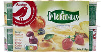 Les morceaux6 Saveurs : Abricot Ananas Pêche Fraise Cerise Mûre