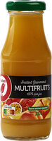 100% Pur jus multifruitsSans sucres ajoutés** Comme tous les jus de fruits. Contient les sucres naturellement présents dans les fruits.