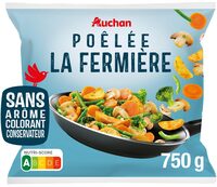 La Fermière- Pommes de terre préfrites, carottes, haricots verts, brocolis et champignons