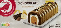 Trois chocolatssauce chocolat