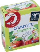Compote' Pomme - 30% de sucre**par rapport à une compote classique
