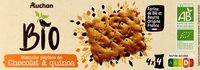 Biscuits pépites de chocolat et quinoa
