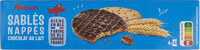 Sablés nappés chocolat au lait