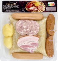 Choucroute garnie d'Alsace cuisinée au Riesling
