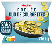 Poêlée duo de courgettes courgettes vertes et jaunes