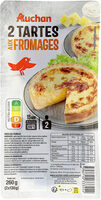 2 tartes aux fromages