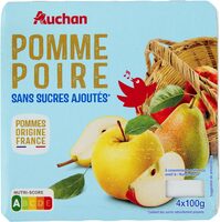 Pomme poire sans sucres ajoutés**Contient des sucres naturellement présents
