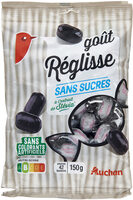 Goût Réglisse sans sucres à l'extrait de Stévia*