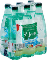 Eau Minérale Naturelle avec adjonction de gaz carbonique Source Saint Jean