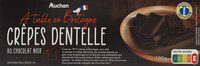 Crêpes dentelle au chocolat noir