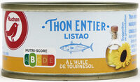 Thon entier à l'huile de tournesol