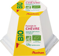 Pyramide de chèvre issue de l'agriculture biologique