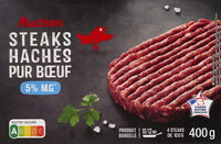 Steaks hachés pur boeuf 5% matières grasses