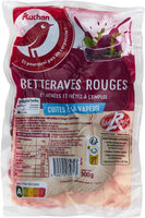 Betteraves rouges – cuites à la vapeur - épluchées et prêtes à l'emploi - Label Rouge