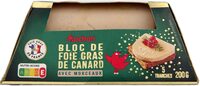 Bloc de foie gras de canard avec morceaux
