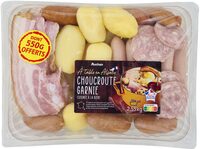 Choucroute garnie d'Alsace cuisinée à la bière