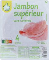 Jambon supérieur découenné - degraissé