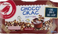 Crème dessert choco' crac +70% de lait