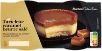 TARTELETTE CARAMEL BEURRE SALEMousse fondante au caramel sur pate biscuitée.