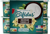 Lait fermenté au BIFIDUS* SAVEUR VANILLE*