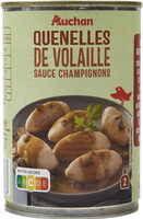 Quenelles de volaille sauce champignons
