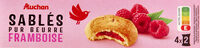 Sablés pur beurre framboise