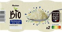 Semoule au lait - Issue de l'Agriculture Biologique