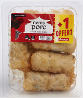 RECETTE D'ASIE4 nems au porc (+1 gratuit) avec sauce nuoc mamPICTO : 4 nems (+1 gratuit) + 2 sachets de sauce