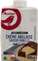 Crème anglaise saveur vanille