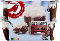 Mousse liégeoise au chocolat