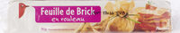 Feuille de brick en rouleau