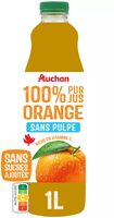 100% Pur jusOrangesans pulpeRiche en vitamine C