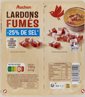 Lardons fumes -25% de sel*