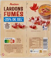 Lardons fumes -25% de sel*