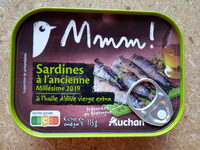 Sardines à l'ancienne millésime 2019 à l'huile d'olive vierge extra