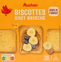 Biscottes gout briochée
