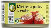 Miettes et pattes de crabe