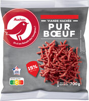 Haché de boeuf - 15% de matières grasses