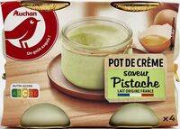 Pot de crème saveur Pistache - Lait origine France