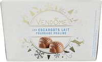 Les escargots lait fourrage praliné