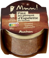 Pâté au piment d'Espelette en verrine - recette basque artisanale