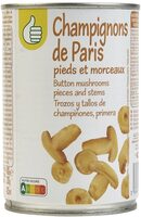 Champignons de Paris Pieds et Morceaux