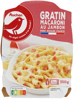 Gratin de macaroni au jambon